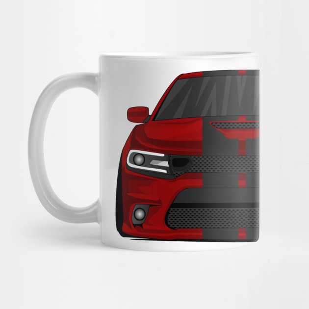 DODGE CHARGER DARK-RED by VENZ0LIC